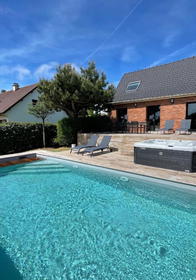 Superbe Maison Avec Piscine Et Jacuzzi Dans Les Dunes Ambleteuse Zewnętrze zdjęcie